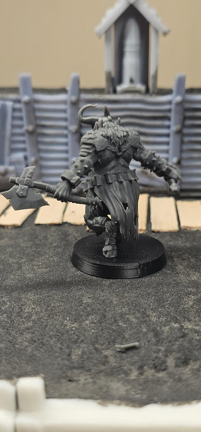 The Court - Demonic Slaves soldiers - 3D printed miniature  - Wargaming - Trench Grimdark - 3D printed Grimdark Miniature