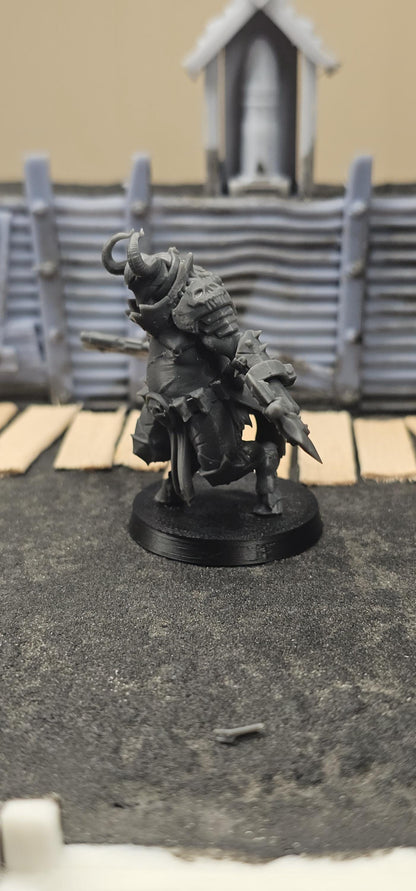 The Court - Demonic Slaves soldiers - 3D printed miniature  - Wargaming - Trench Grimdark - 3D printed Grimdark Miniature
