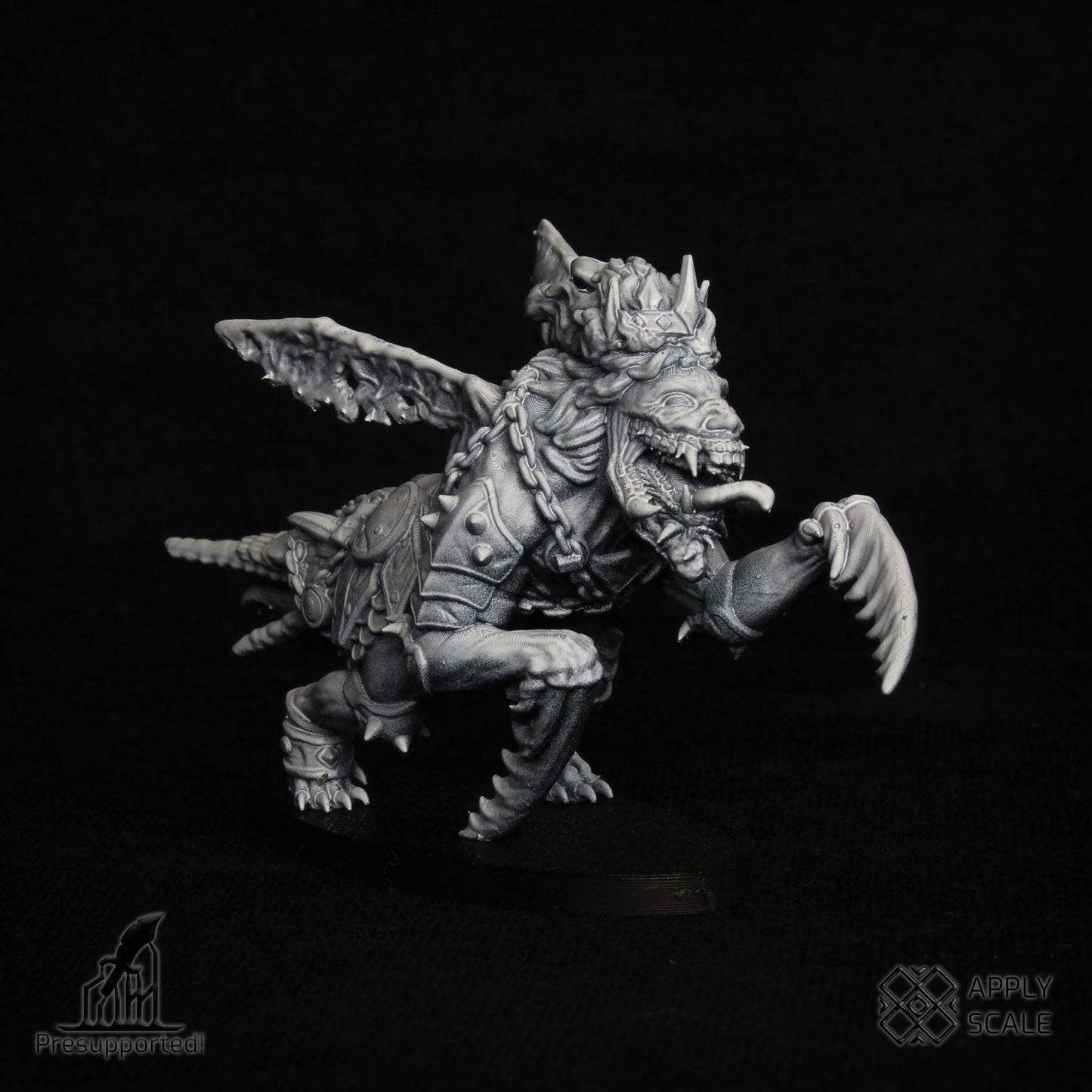 The Court - Hell Beast - 3D printed Grimdark Miniature