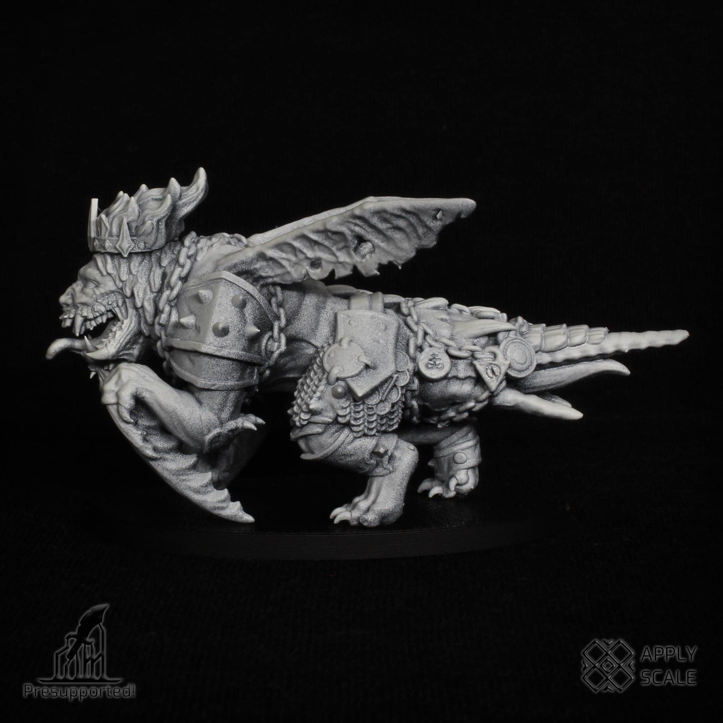 The Court - Hell Beast - 3D printed Grimdark Miniature