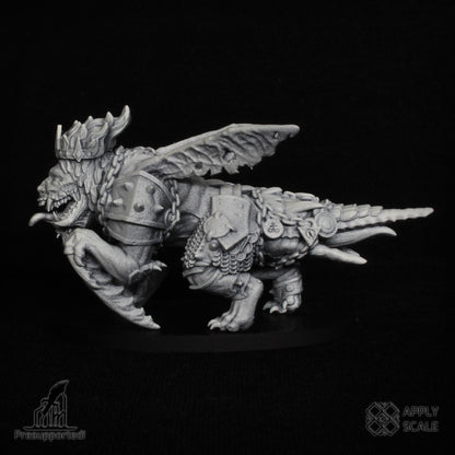 The Court - Hell Beast - 3D printed Grimdark Miniature