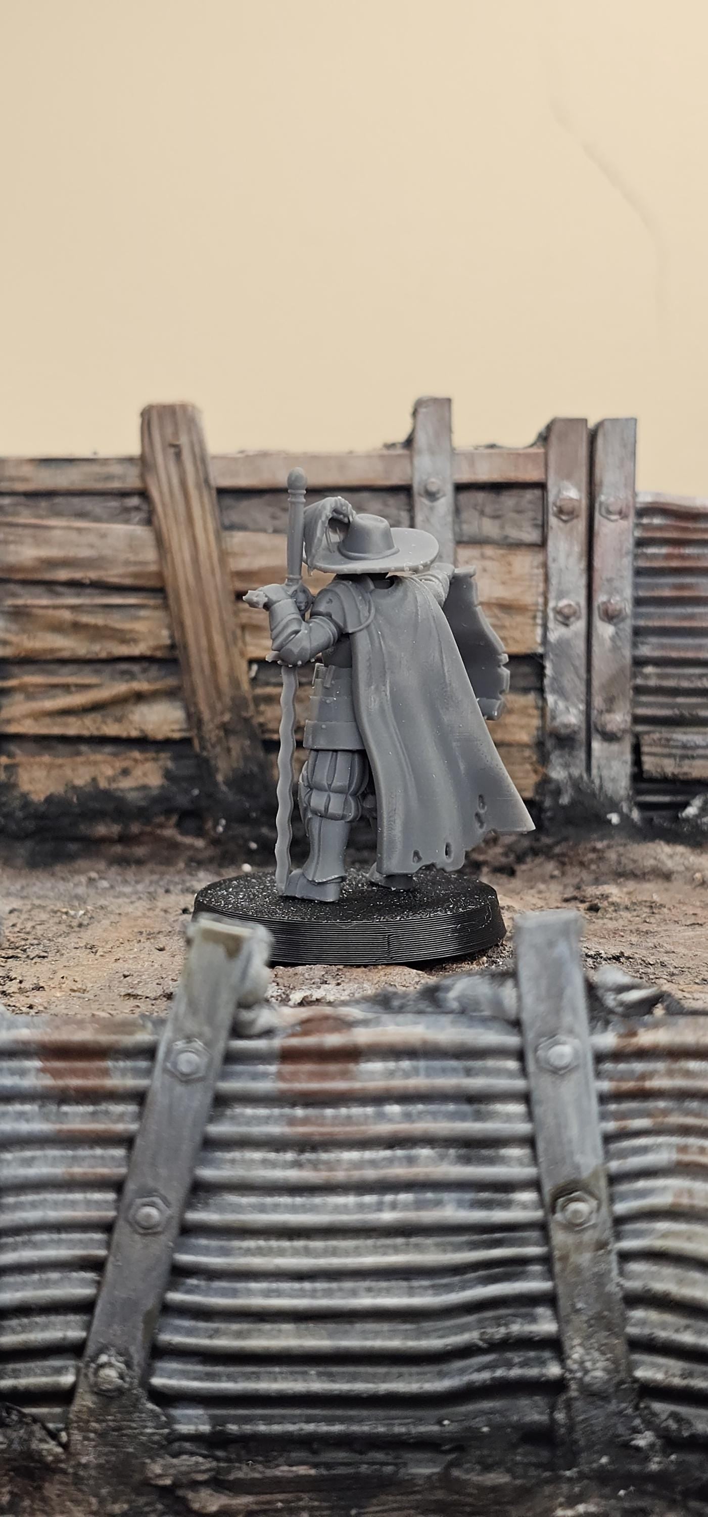 Inquisitor - 3D printed miniature  - Wargaming - Trench Grimdark