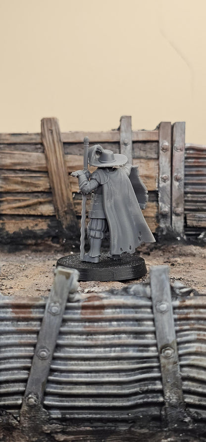 Inquisitor - 3D printed miniature  - Wargaming - Trench Grimdark