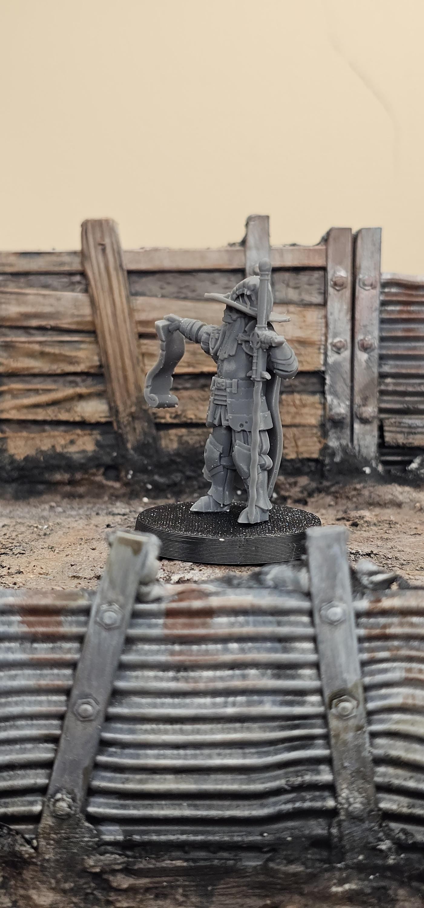 Inquisitor - 3D printed miniature  - Wargaming - Trench Grimdark