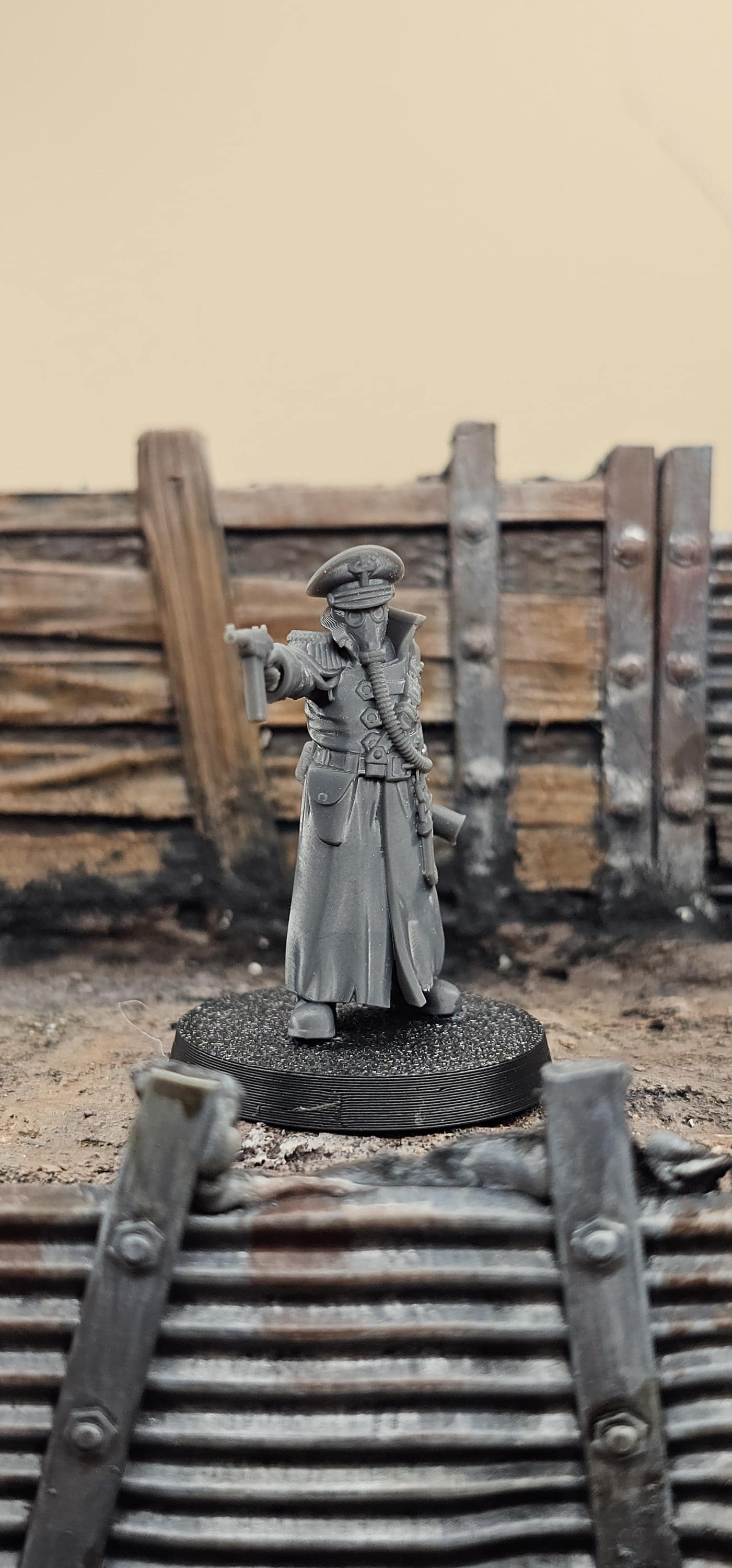 Ltn. Pachomy Zhukov - 3D printed Grimdark Miniature
