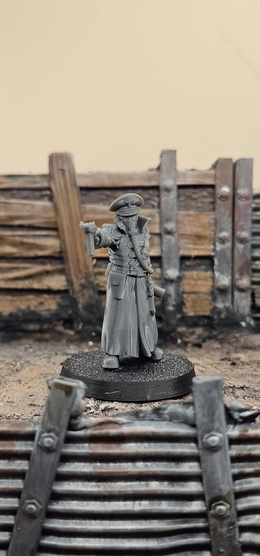 Ltn. Pachomy Zhukov - 3D printed miniature  - Wargaming - Trench Grimdark