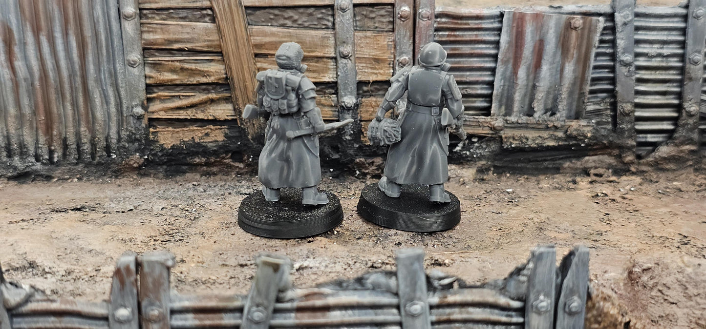 Steel Union Engineers - 3D printed Grimdark Miniature
