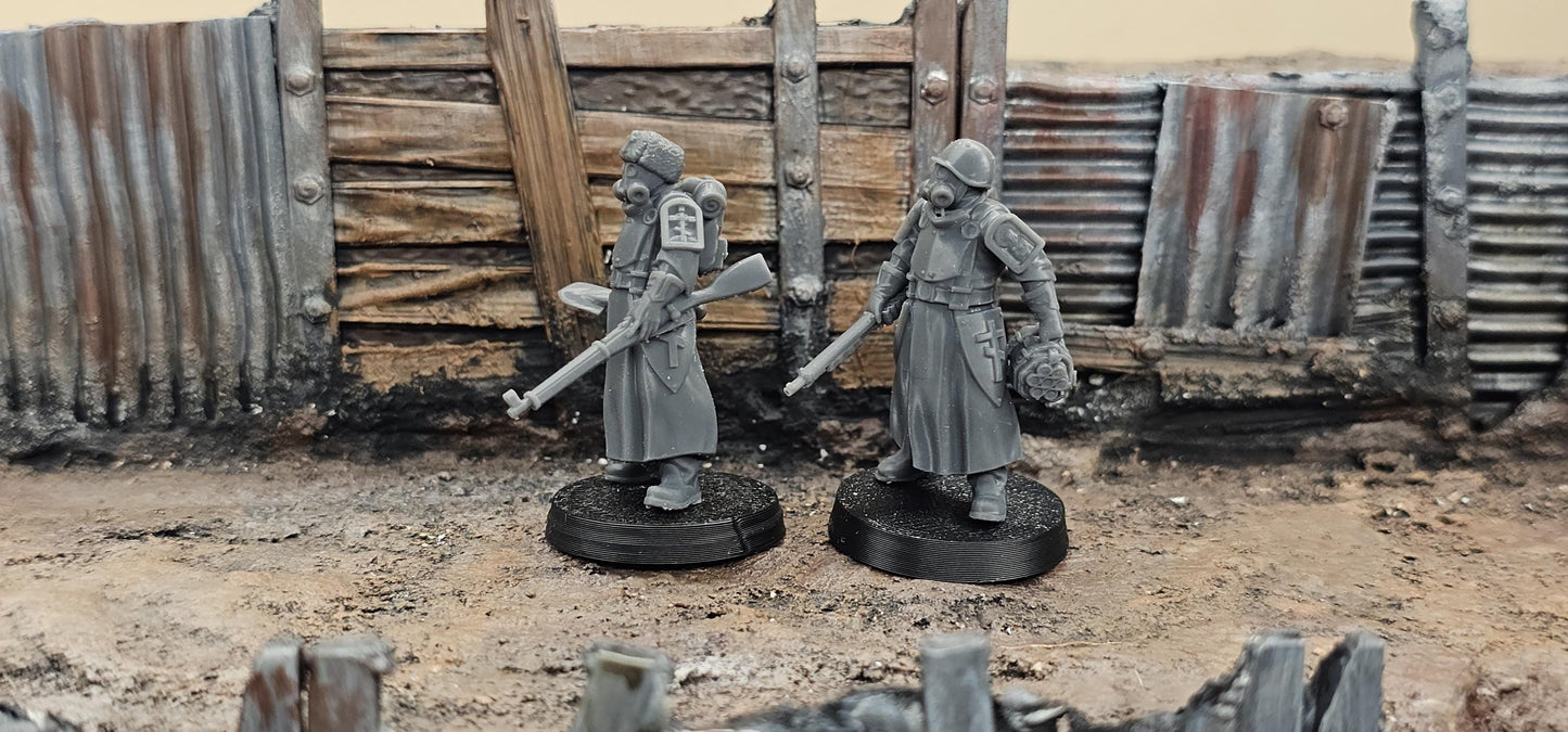Steel Union Engineers - 3D printed Grimdark Miniature