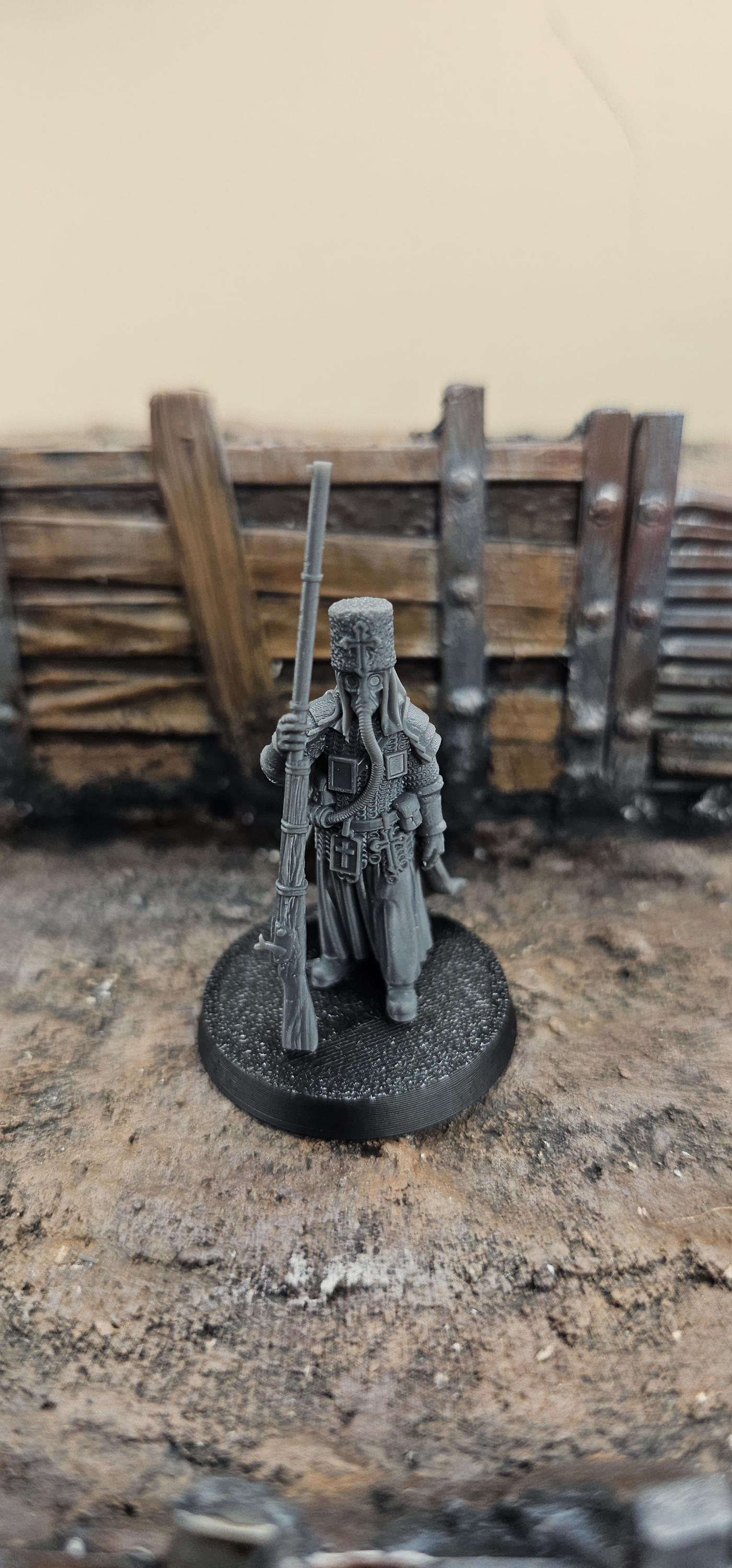 Punt Castitor - 3D printed miniature  - Wargaming - Trench Grimdark