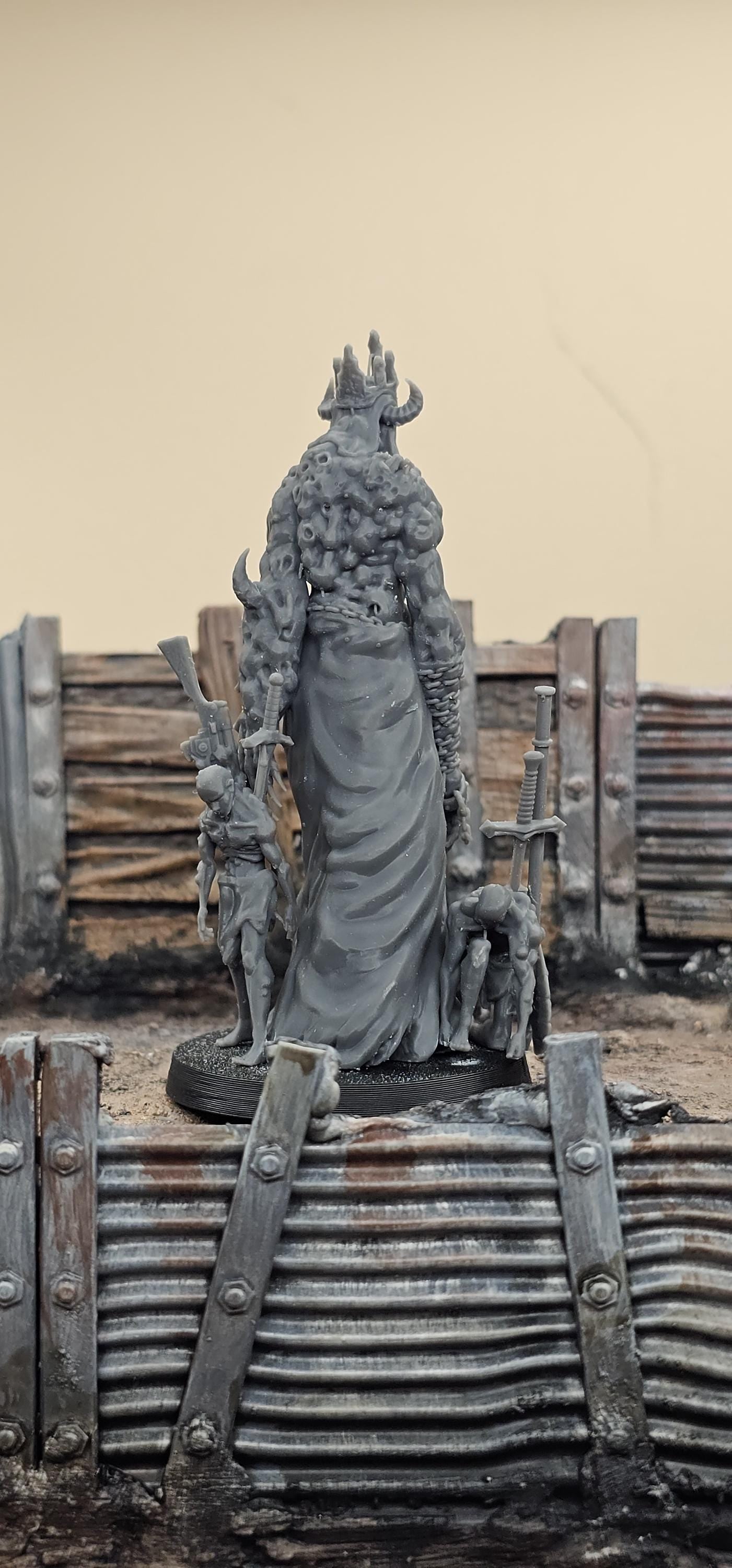 Grail - Tumour Lord - 3D printed miniature  - Wargaming - Trench Grimdark