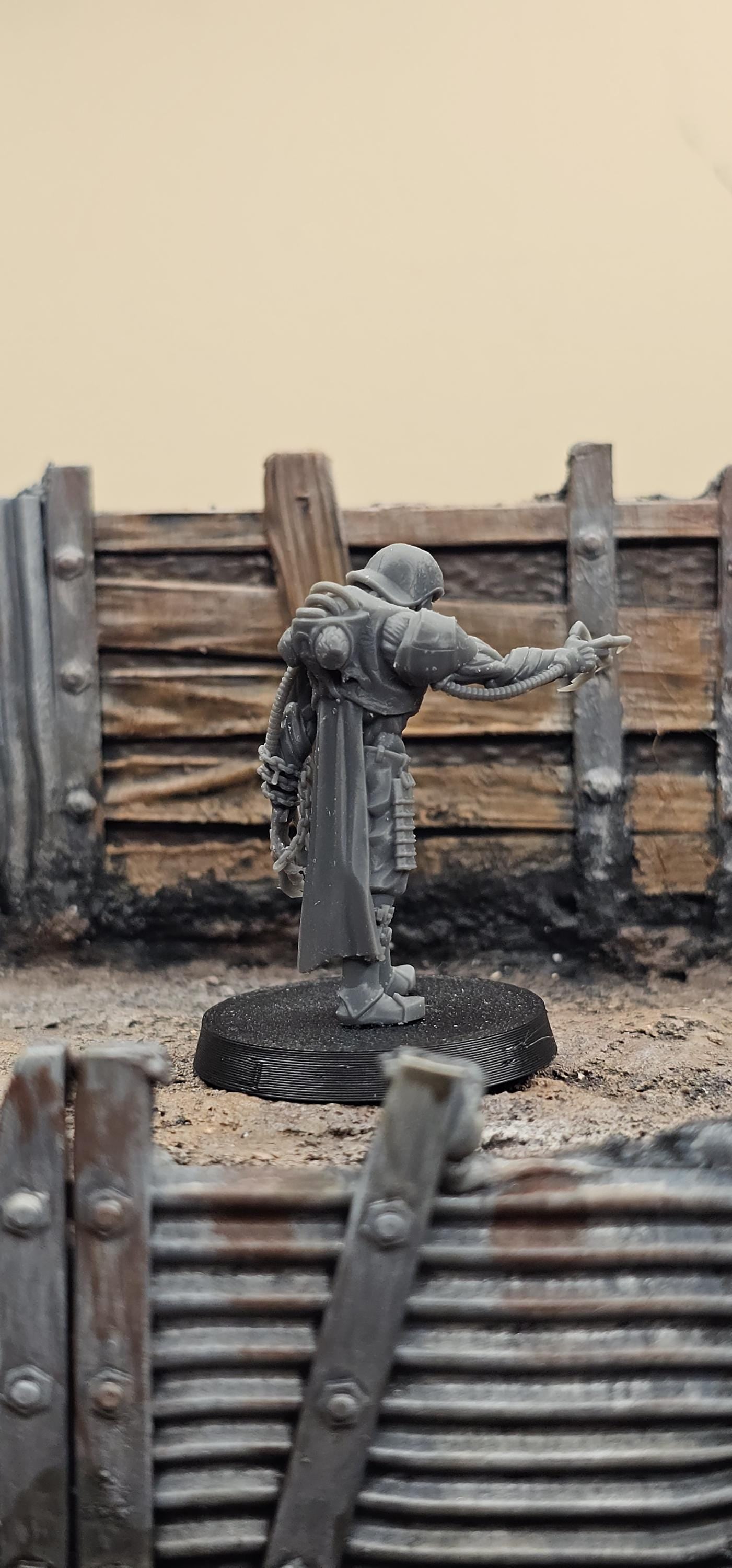 Heretic Commando - 3D printed miniature  - Wargaming - Trench Grimdark