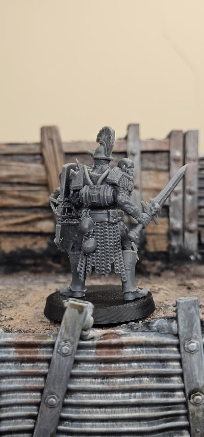 Heretics Anointed Sword and Shield - 3D printed miniature  - Wargaming - Trench Grimdark