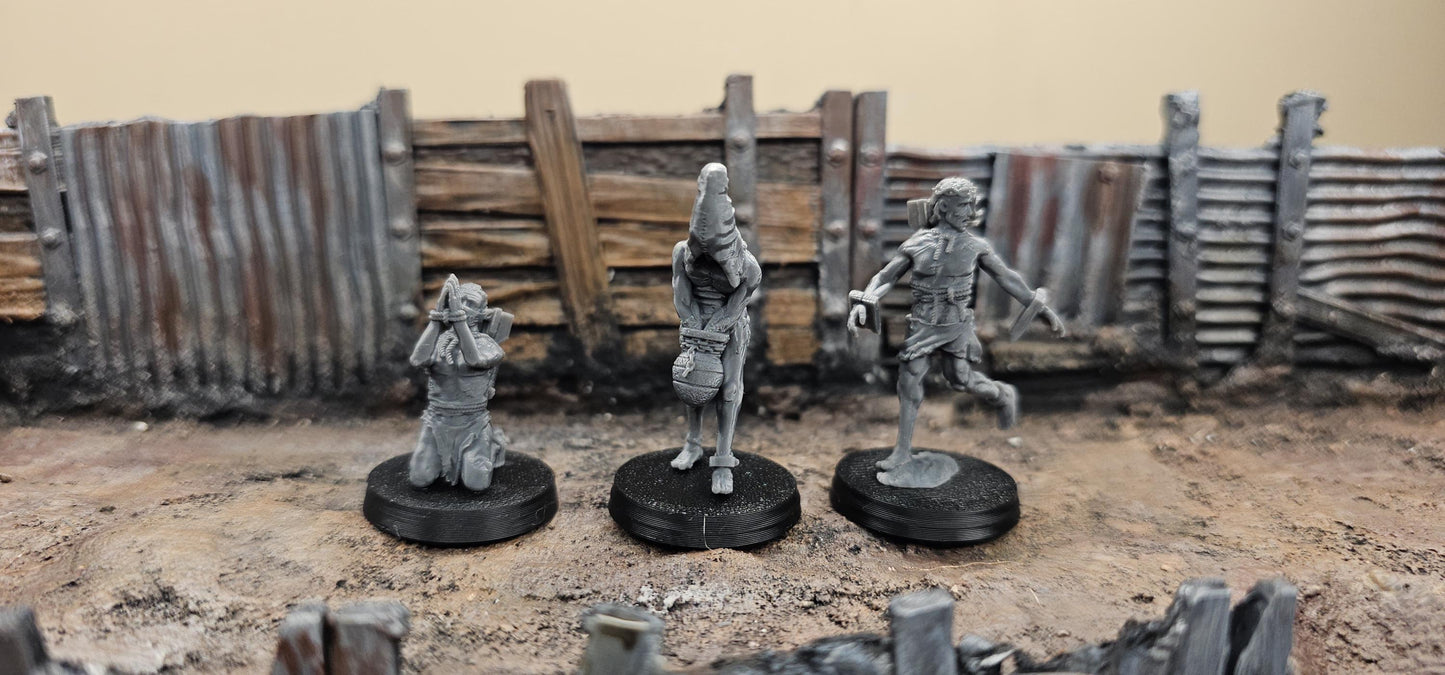 Pilgrims Warband by Kaitech - 17x Grimdark Miniature - 3D printed Grimdark Miniature
