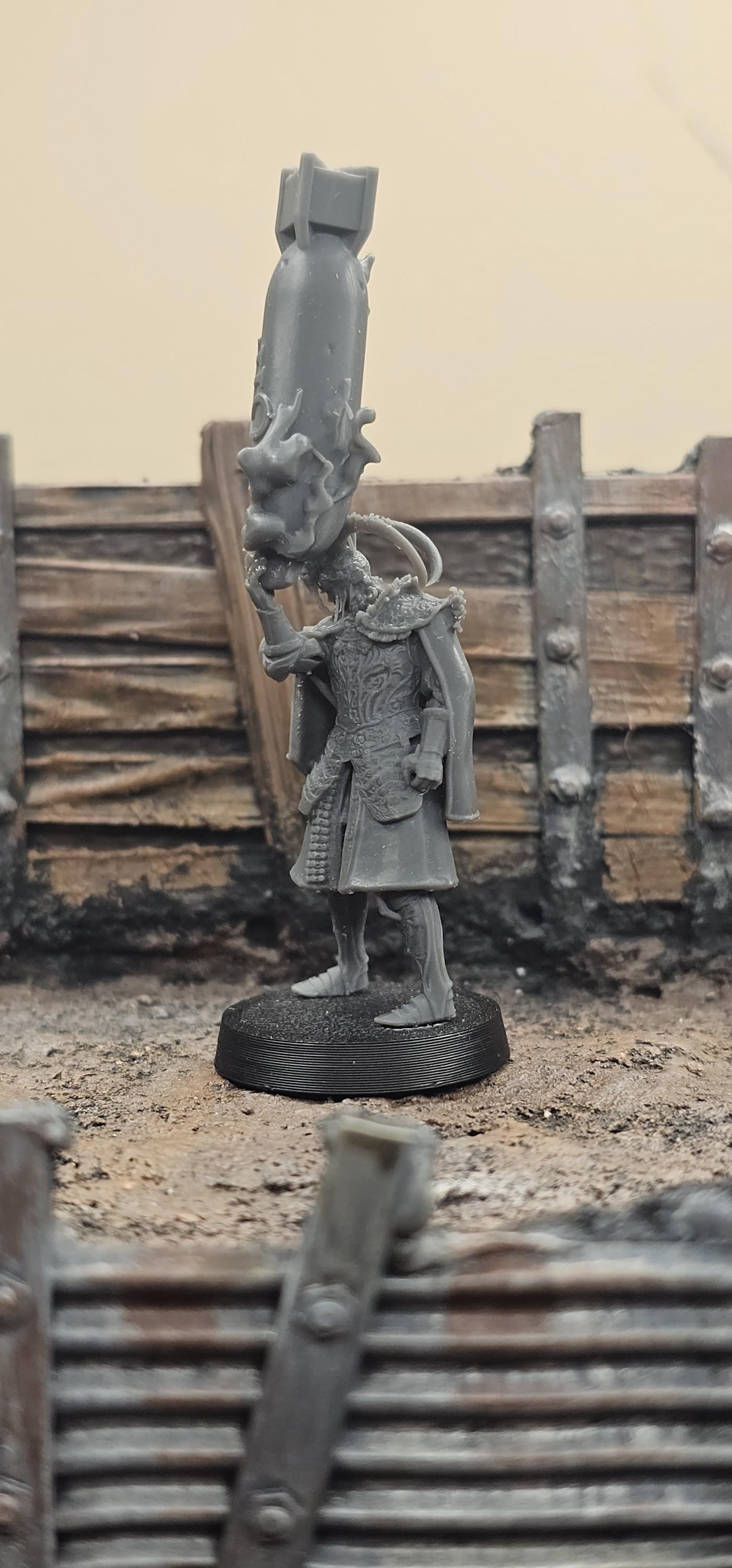 Hollowed legion - Artilery Warlock by Realsteone - 3D Printed miniature Trench compatible