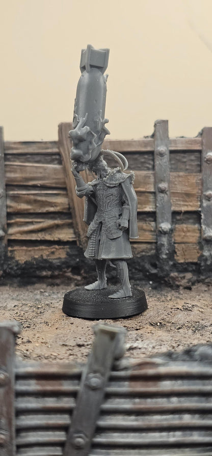 Hollowed legion - Artilery Warlock by Realsteone - 3D Printed miniature Trench compatible