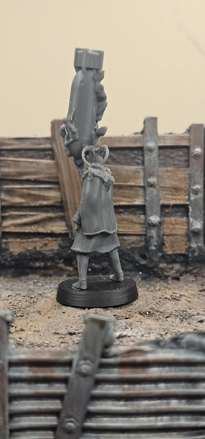 Hollowed legion - Artilery Warlock by Realsteone - 3D Printed miniature Trench compatible