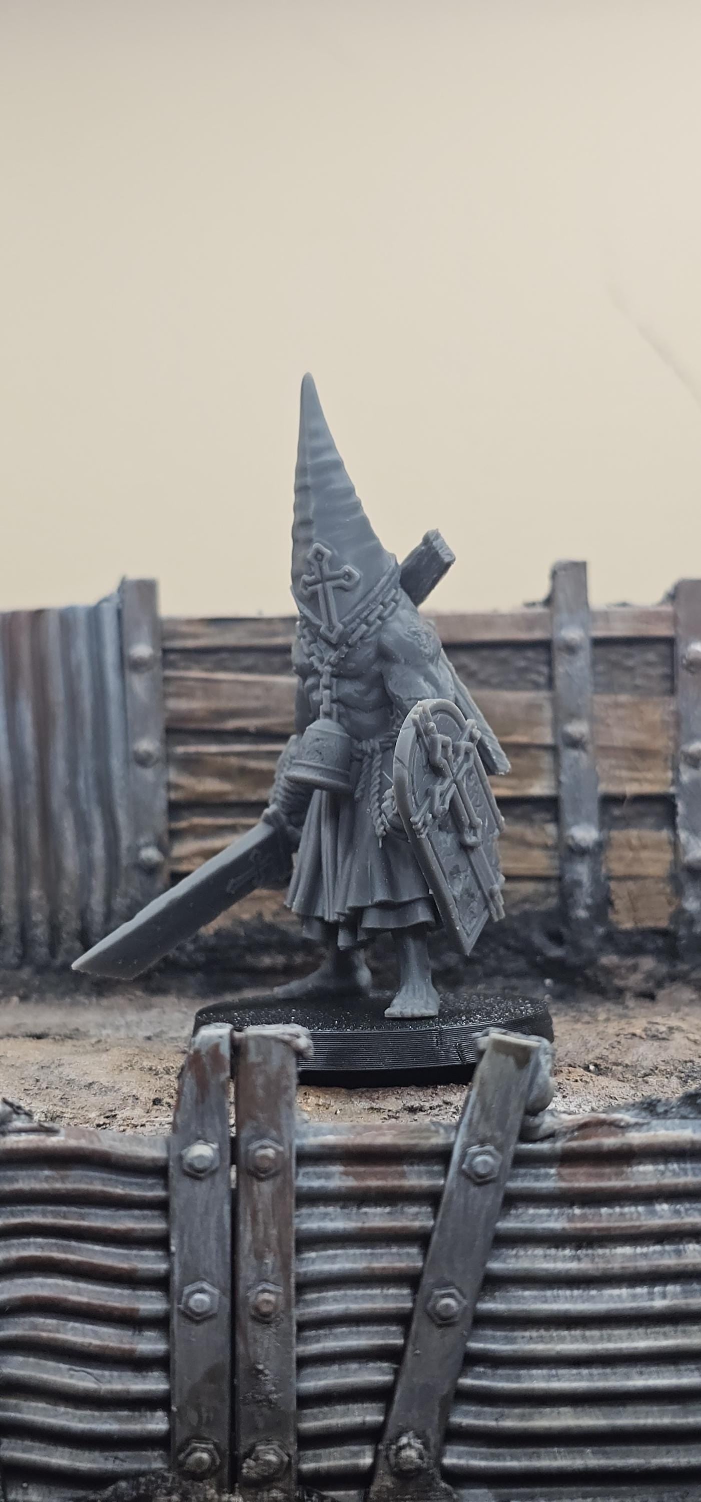 Pilgrim Executioner - 3D printed miniature  - Wargaming - Trench Grimdark