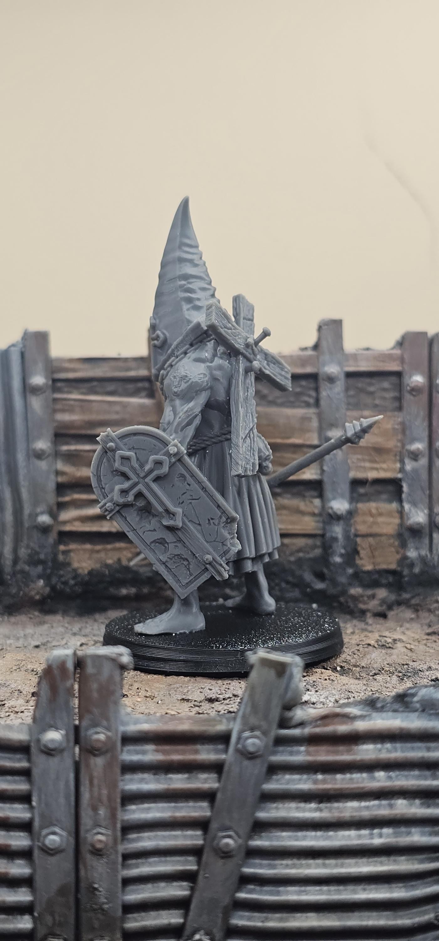 Pilgrim Executioner - 3D printed miniature  - Wargaming - Trench Grimdark