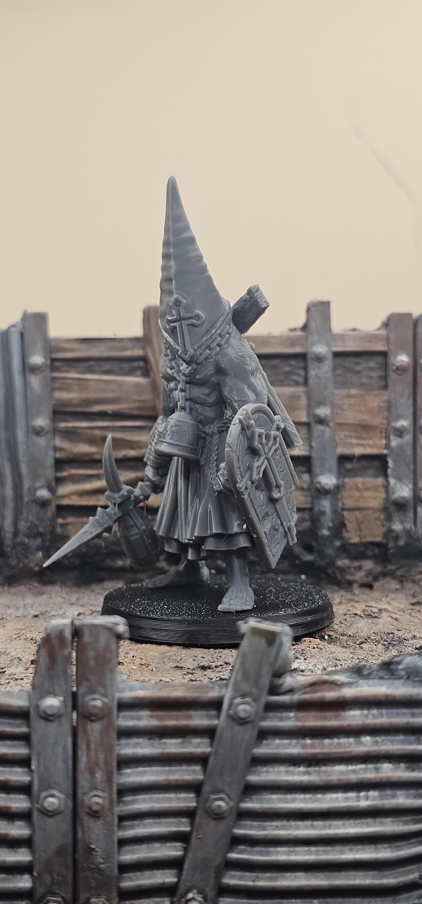 Pilgrim Executioner - 3D printed miniature  - Wargaming - Trench Grimdark