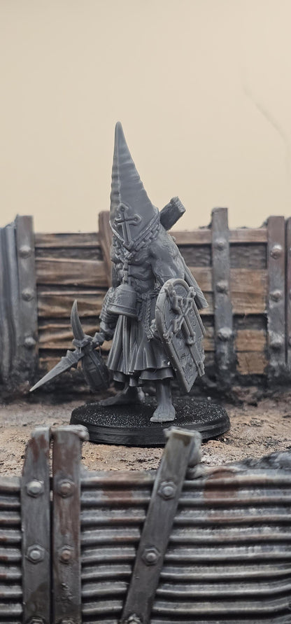 Pilgrim Executioner - 3D printed miniature  - Wargaming - Trench Grimdark
