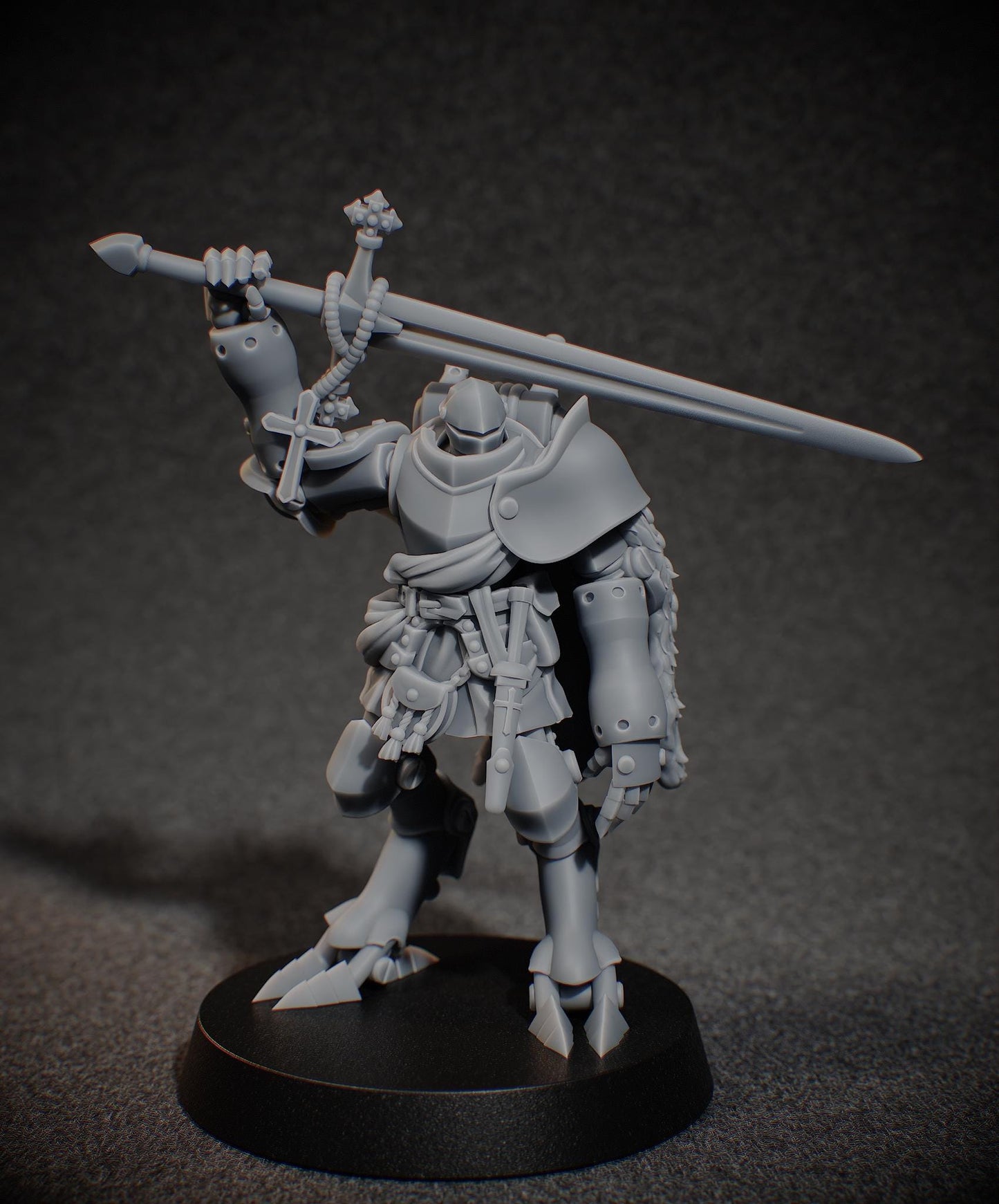 Highlander Heavy Infantry - 3D printed miniature  - Wargaming - Trench Grimdark