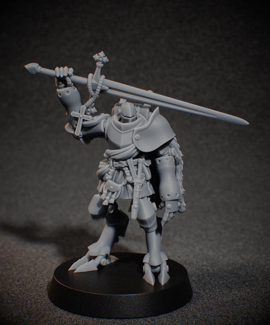Highlander Heavy Infantry - 3D printed miniature  - Wargaming - Trench Grimdark