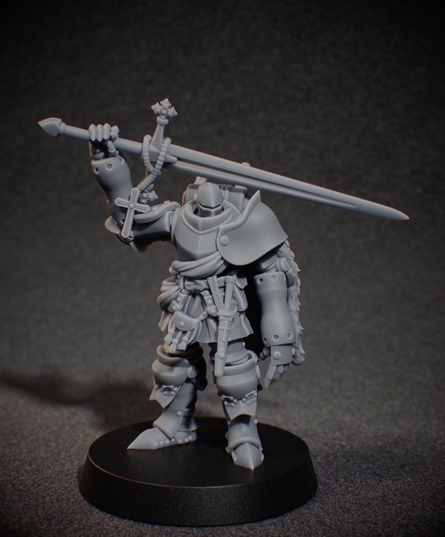 Highlander Heavy Infantry - 3D printed miniature  - Wargaming - Trench Grimdark