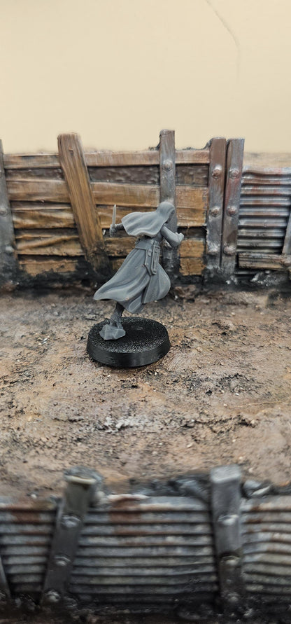 Trench Medic - 3D printed Grimdark Miniature