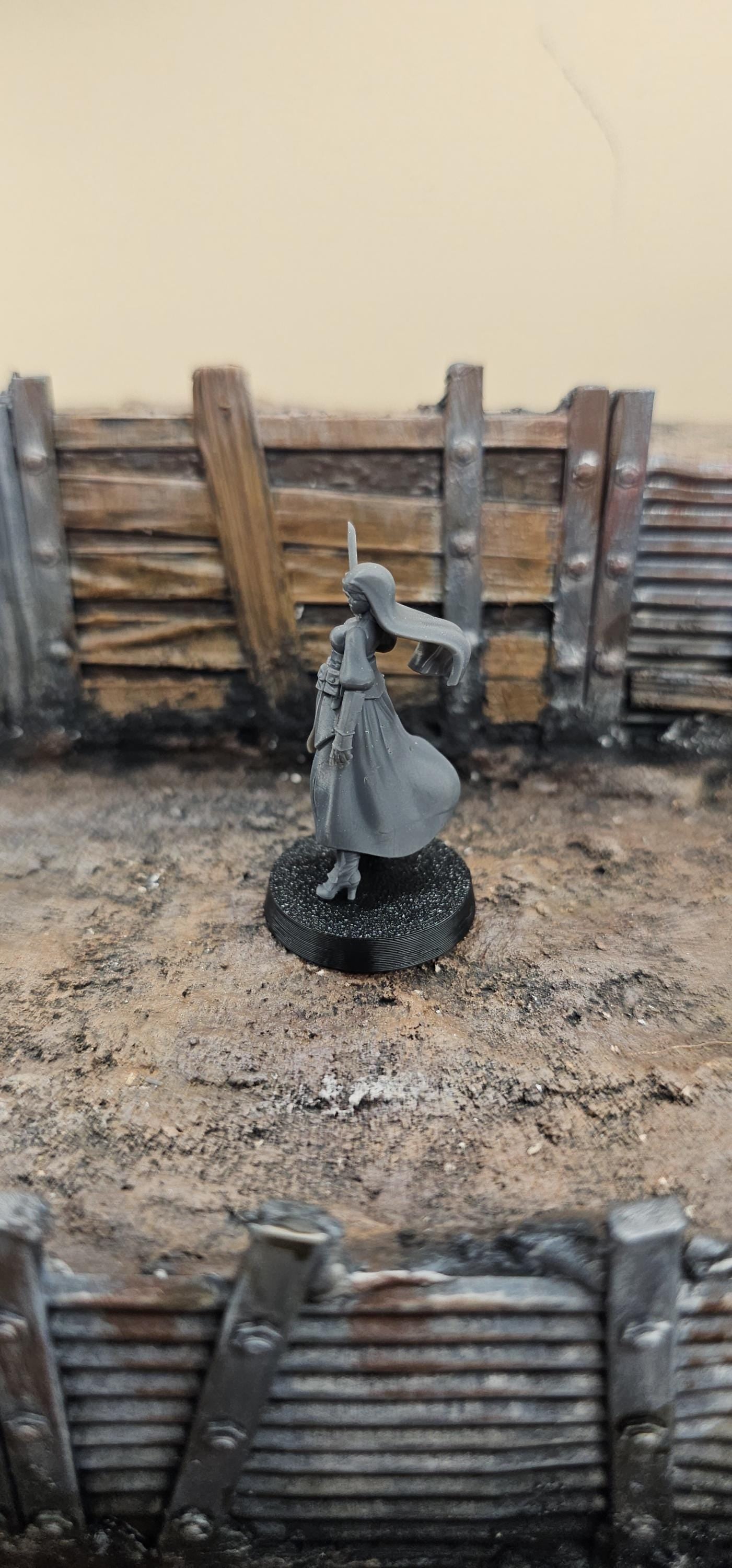 Trench Medic - 3D printed Grimdark Miniature
