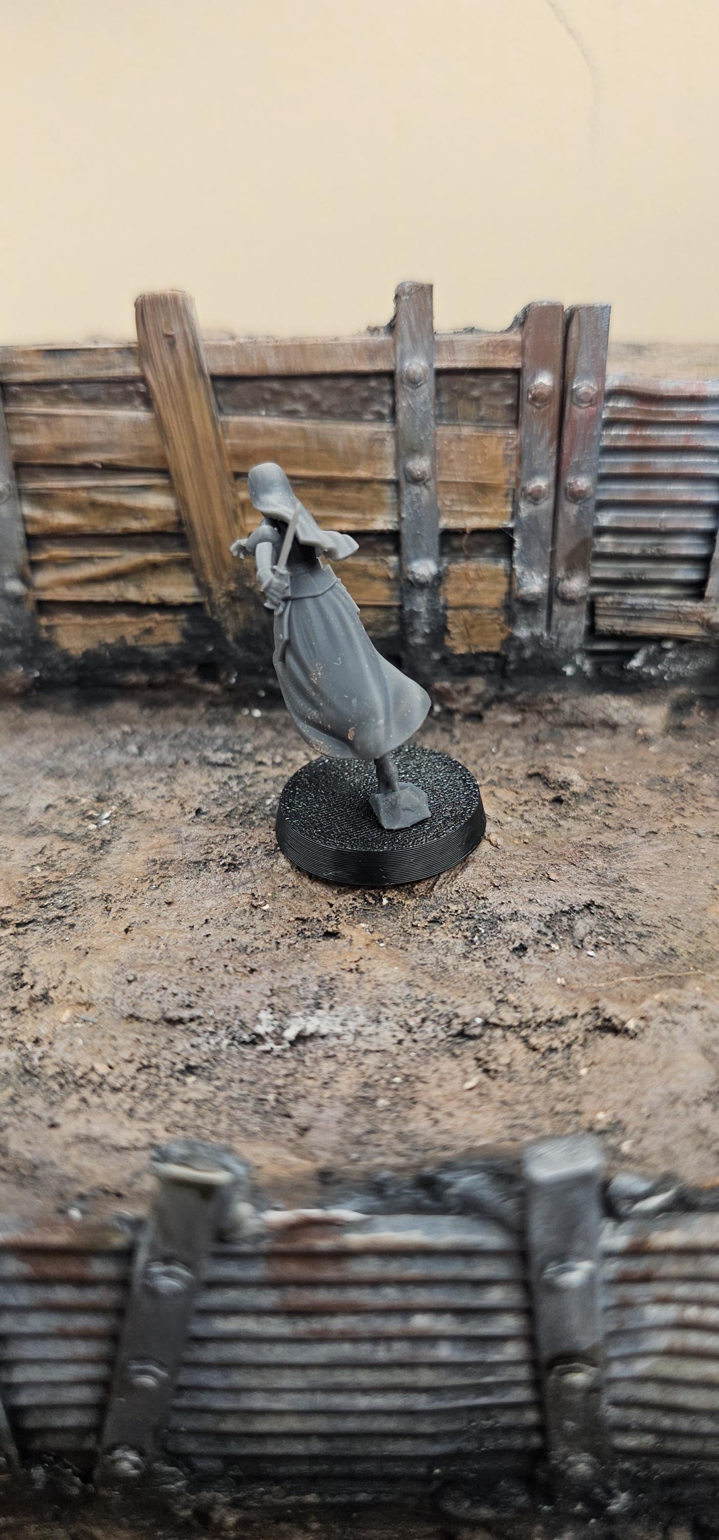 Trench Medic - 3D printed Grimdark Miniature