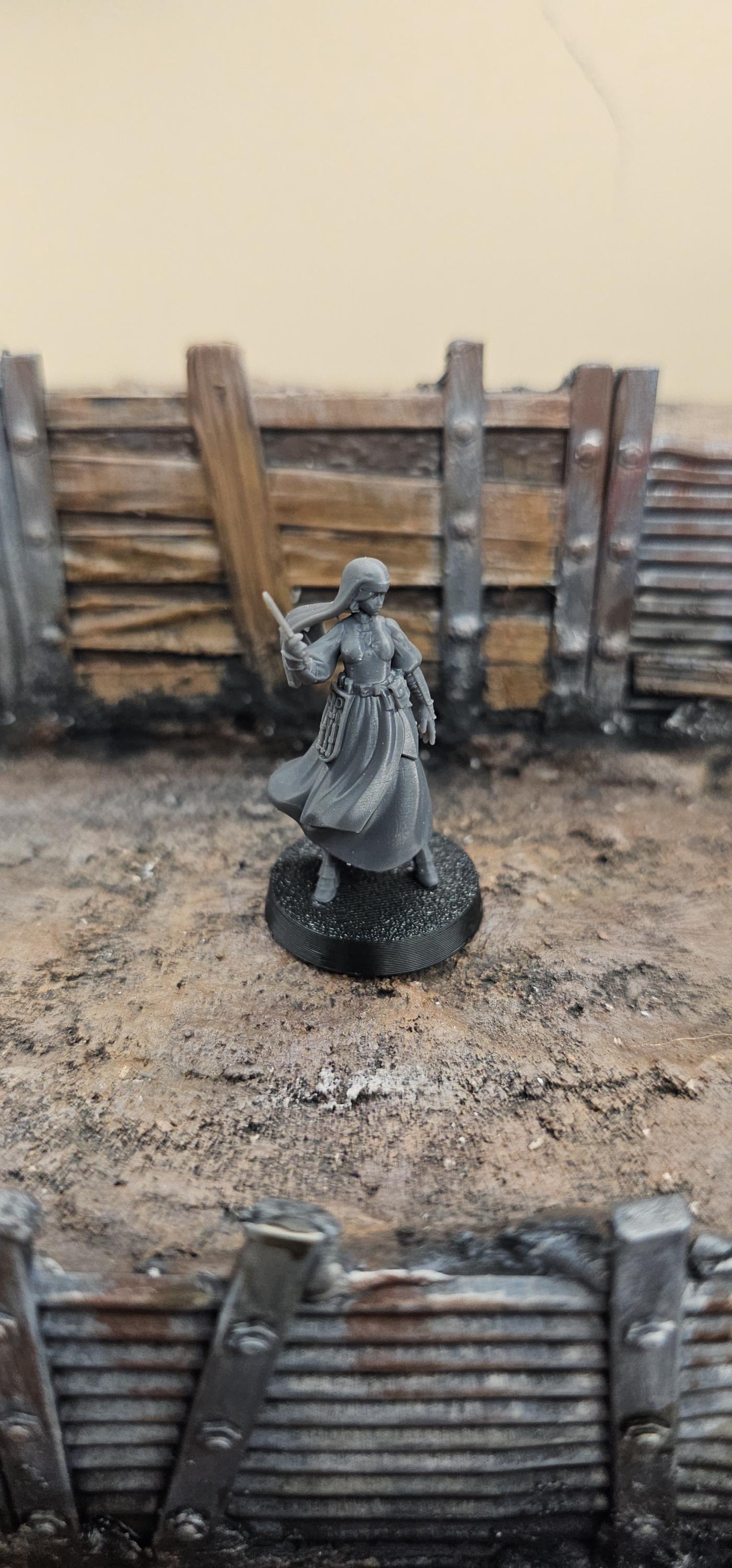 Trench Medic - 3D printed Grimdark Miniature