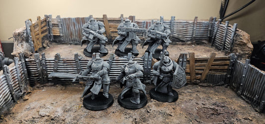 Heavy Mechanic Infantry - 3D printed miniature  - Wargaming - Trench Grimdark