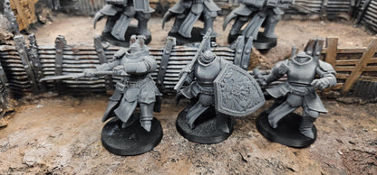 Heavy Mechanic Infantry - 3D printed Grimdark Miniature
