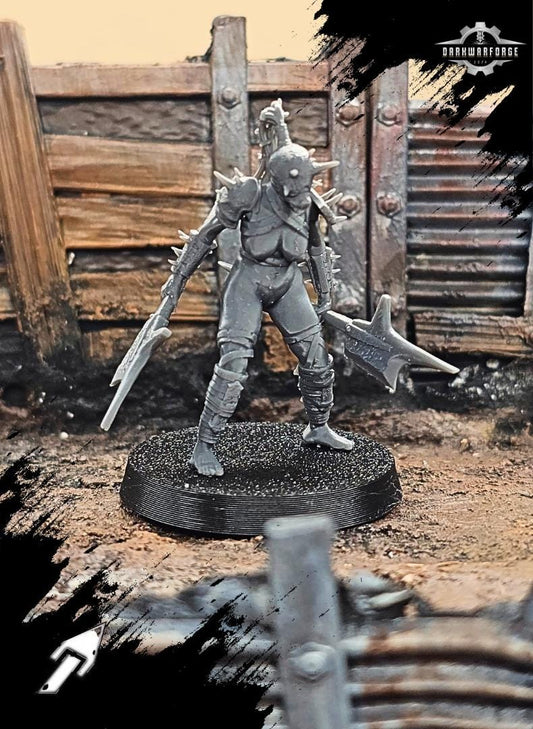 Heretics Berserker by KaiTech - 3D printed miniature Trench compatible