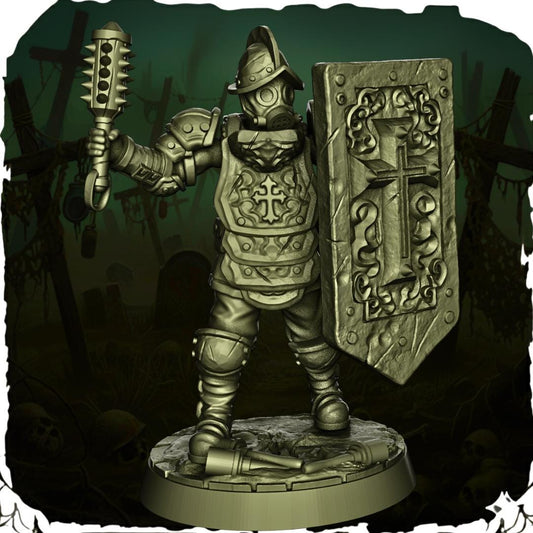 Papal Field mechanic - 3D printed miniature  - Wargaming - Trench Grimdark