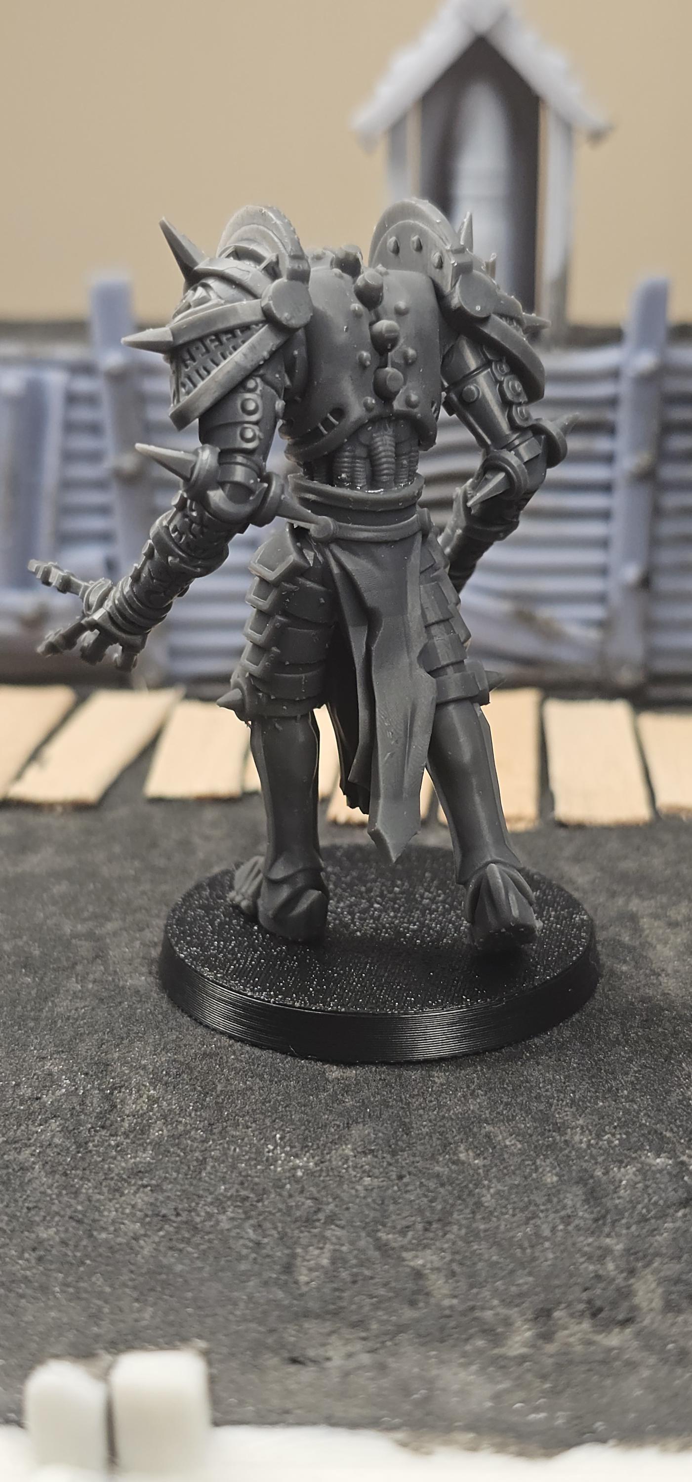 Warlock of Goetic Arts - 3D printed miniature  - Wargaming - Trench Grimdark - 3D printed Grimdark Miniature