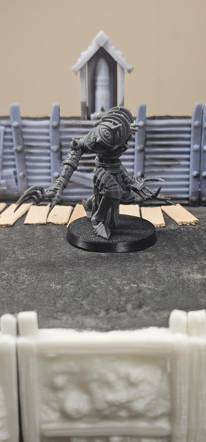 Warlock of Goetic Arts - 3D printed miniature  - Wargaming - Trench Grimdark - 3D printed Grimdark Miniature