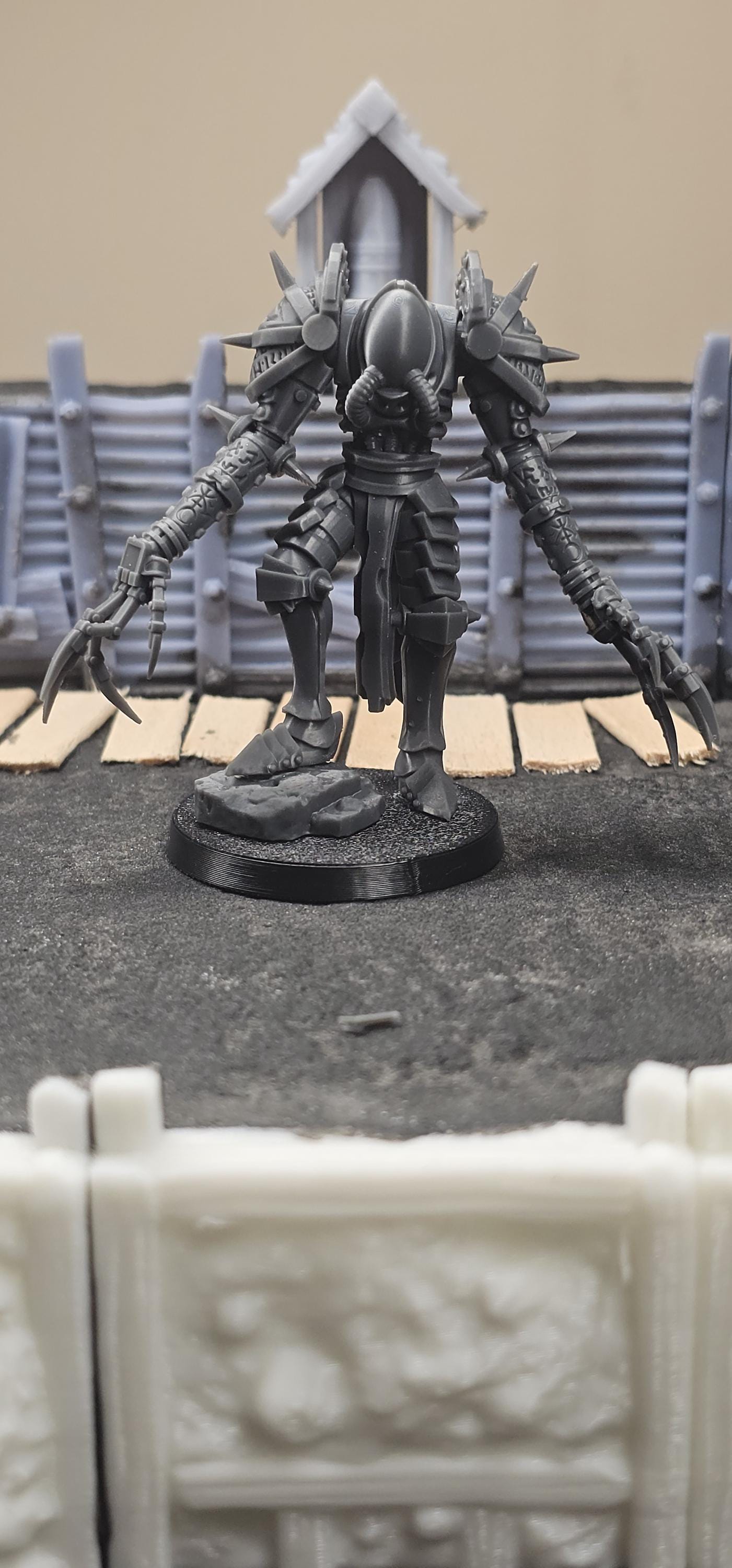 Warlock of Goetic Arts - 3D printed miniature  - Wargaming - Trench Grimdark - 3D printed Grimdark Miniature