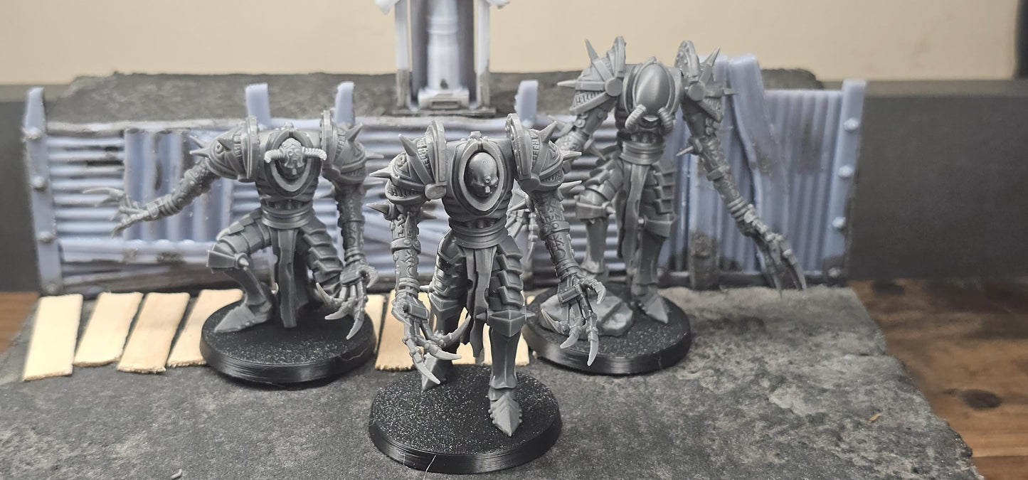 Warlock of Goetic Arts - 3D printed miniature  - Wargaming - Trench Grimdark - 3D printed Grimdark Miniature