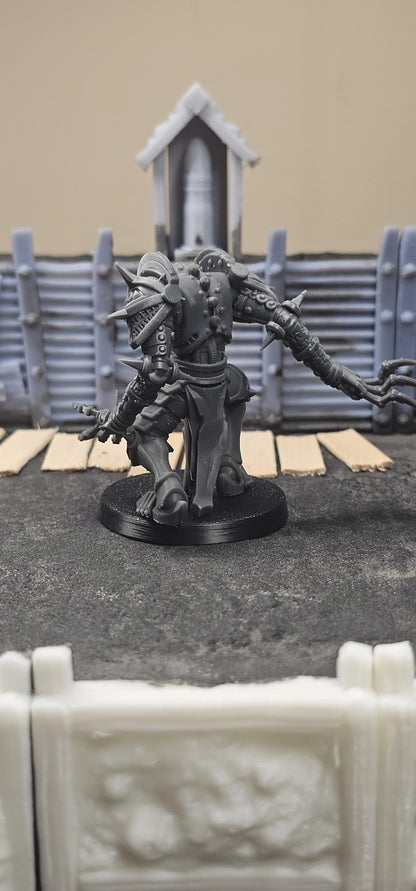 Warlock of Goetic Arts - 3D printed miniature  - Wargaming - Trench Grimdark - 3D printed Grimdark Miniature
