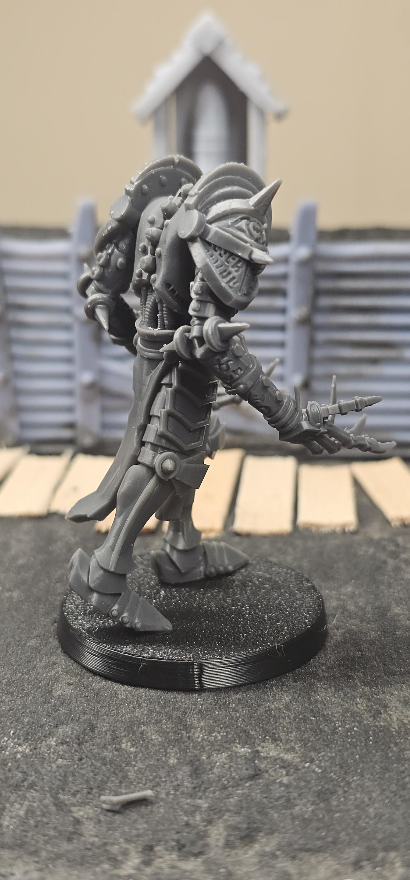 Warlock of Goetic Arts - 3D printed miniature  - Wargaming - Trench Grimdark - 3D printed Grimdark Miniature