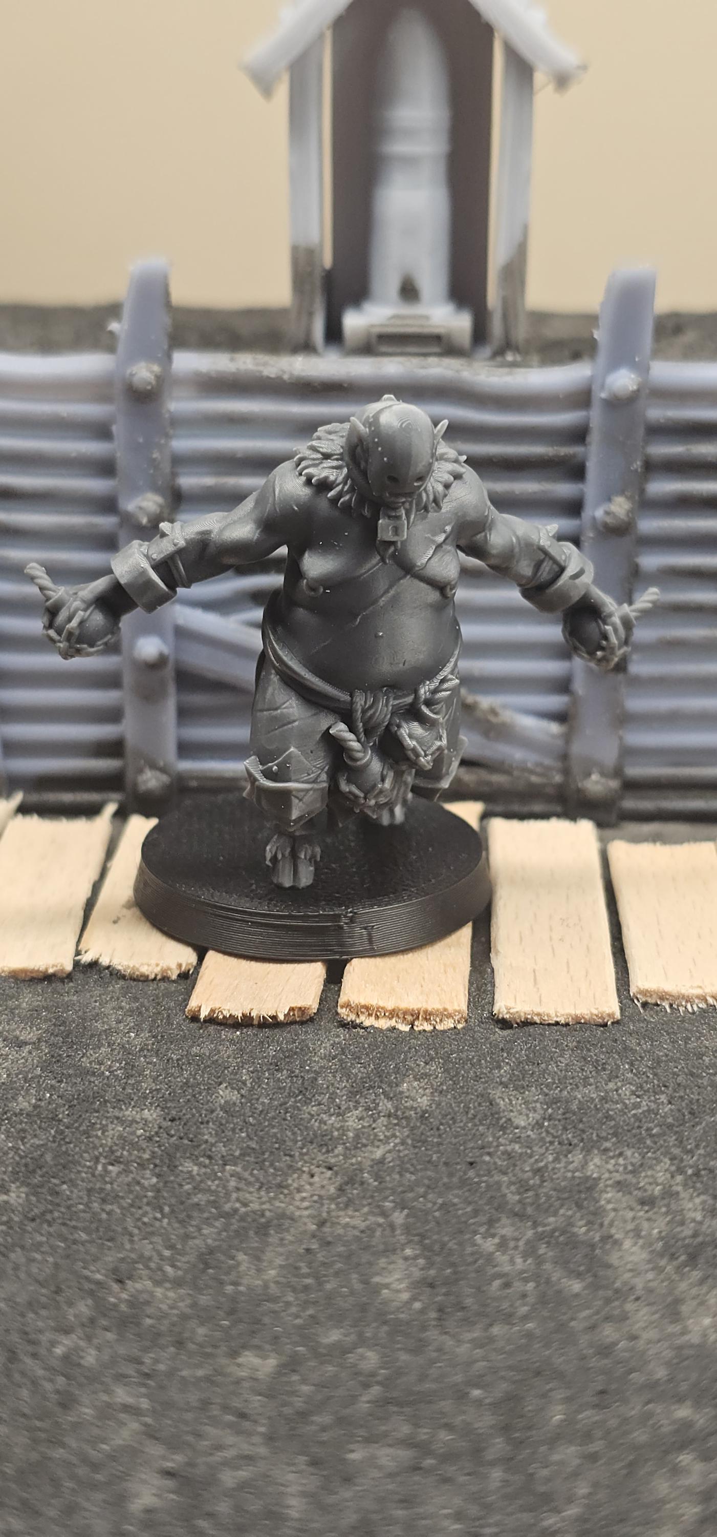 The Court - Demonic Slaves Ranged - 3D printed miniature  - Wargaming - Trench Grimdark