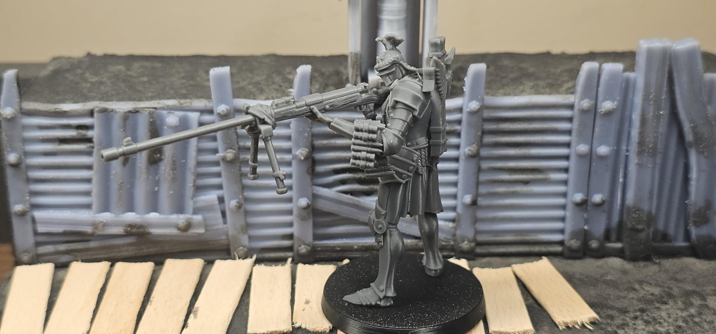 Prussian Merchaneries - Tank Busters - 3D printed Grimdark Miniature