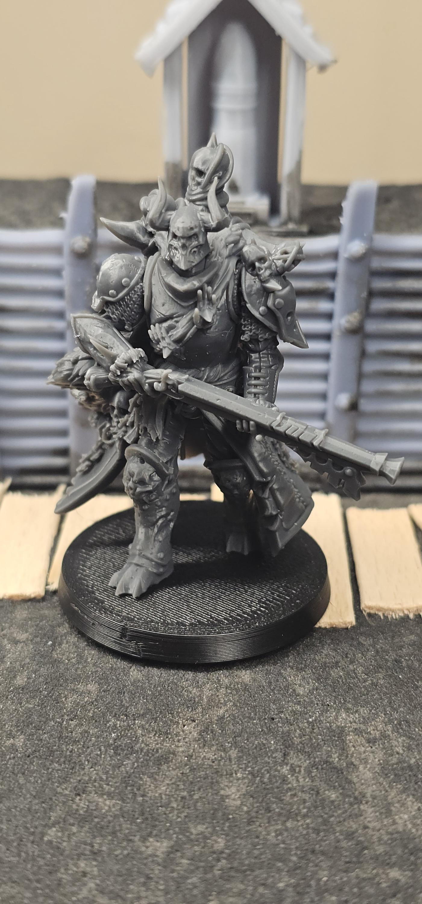 Northern Hell Knights - 3D printed miniature  - Wargaming - Trench Grimdark