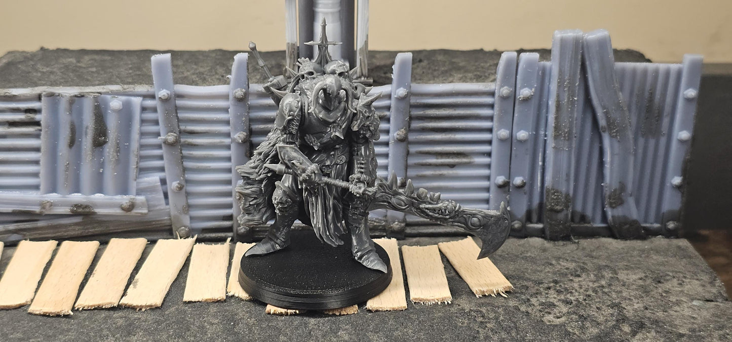 Northern Hell Knights - 3D printed miniature  - Wargaming - Trench Grimdark