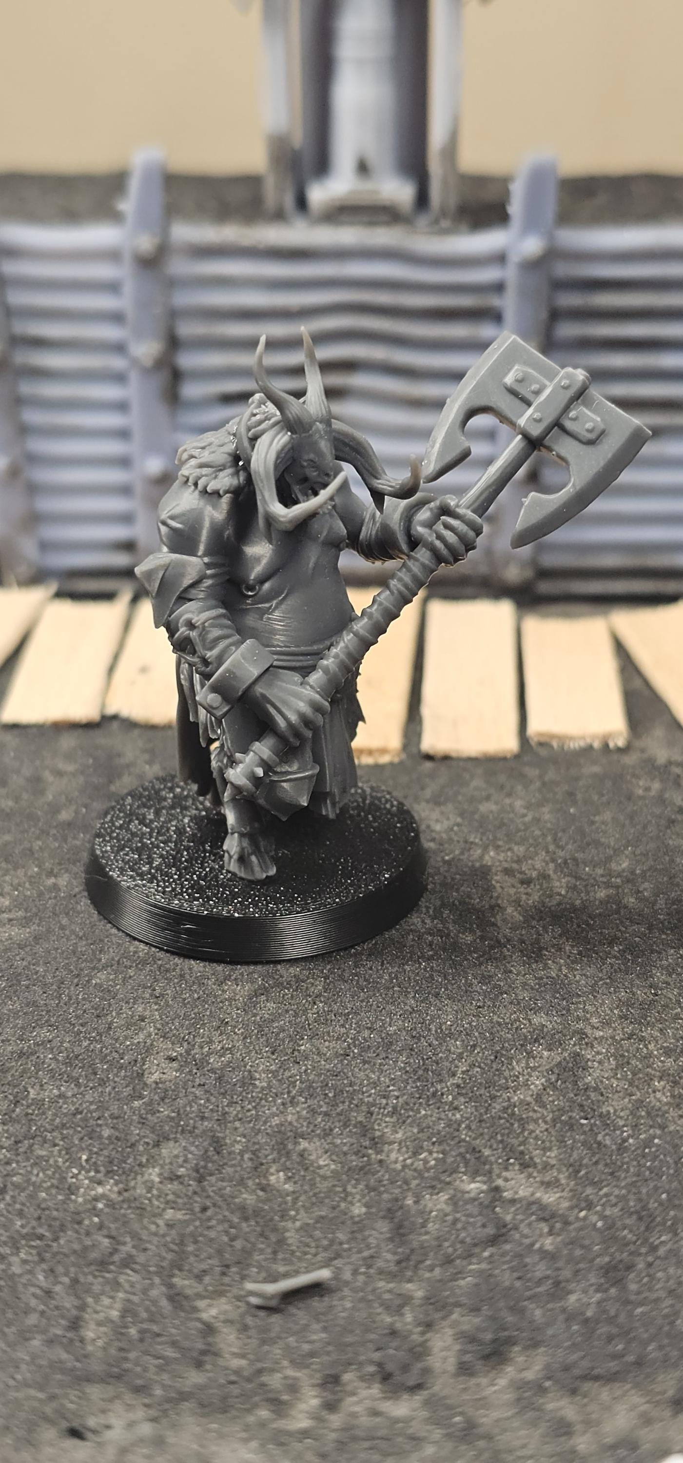 The Court - Demonic Slaves soldiers - 3D printed miniature  - Wargaming - Trench Grimdark - 3D printed Grimdark Miniature