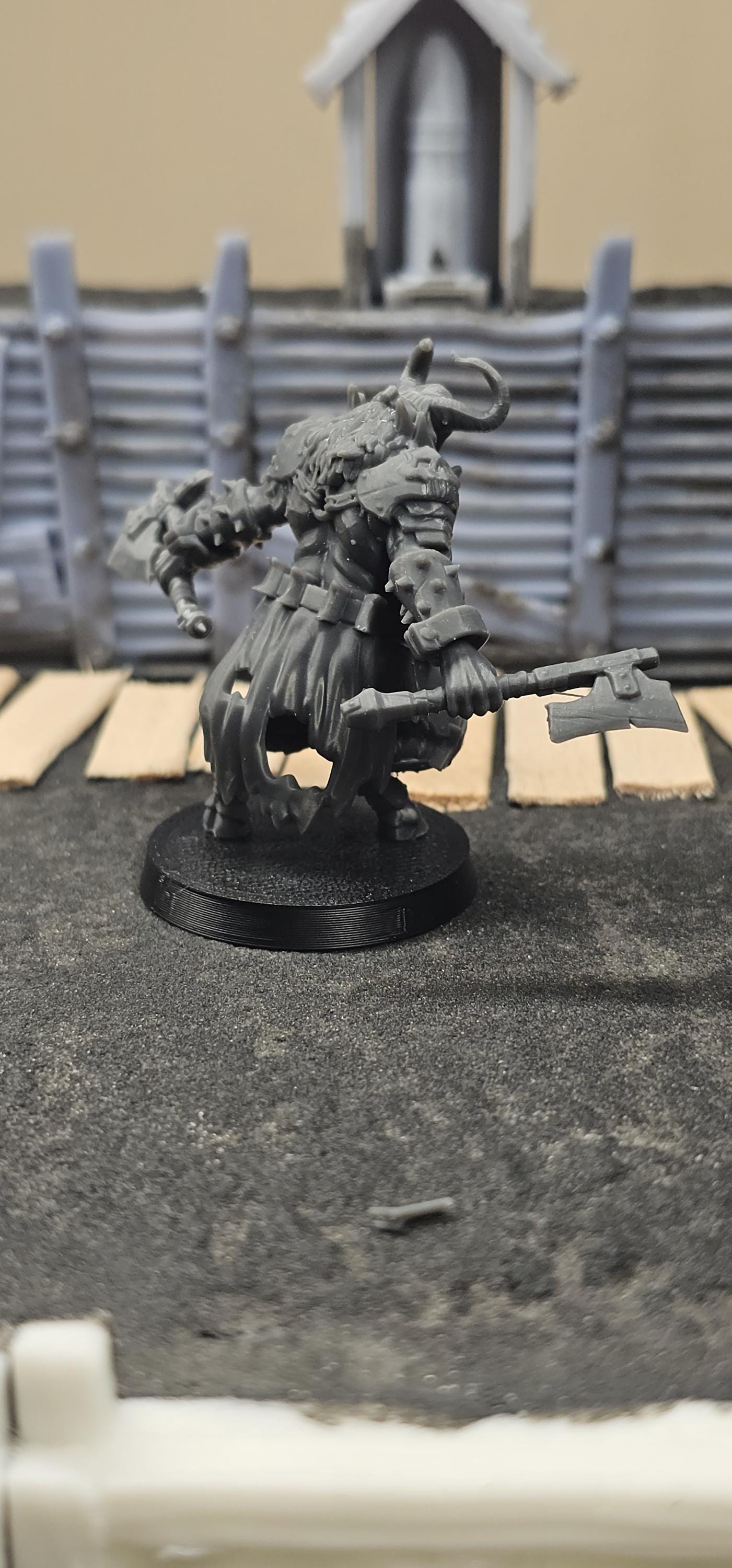 The Court - Demonic Slaves soldiers - 3D printed miniature  - Wargaming - Trench Grimdark - 3D printed Grimdark Miniature