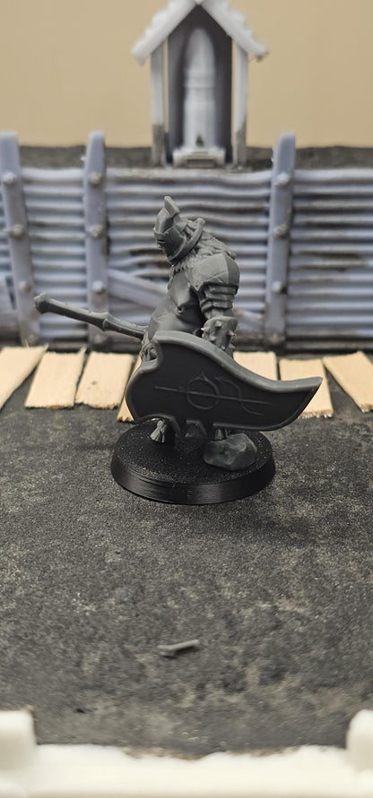 The Court - Demonic Slaves soldiers - 3D printed miniature  - Wargaming - Trench Grimdark - 3D printed Grimdark Miniature