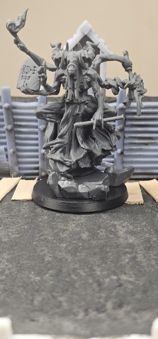 The Court - Priest of the Underworld - 3D printed miniature  - Wargaming - Trench Grimdark