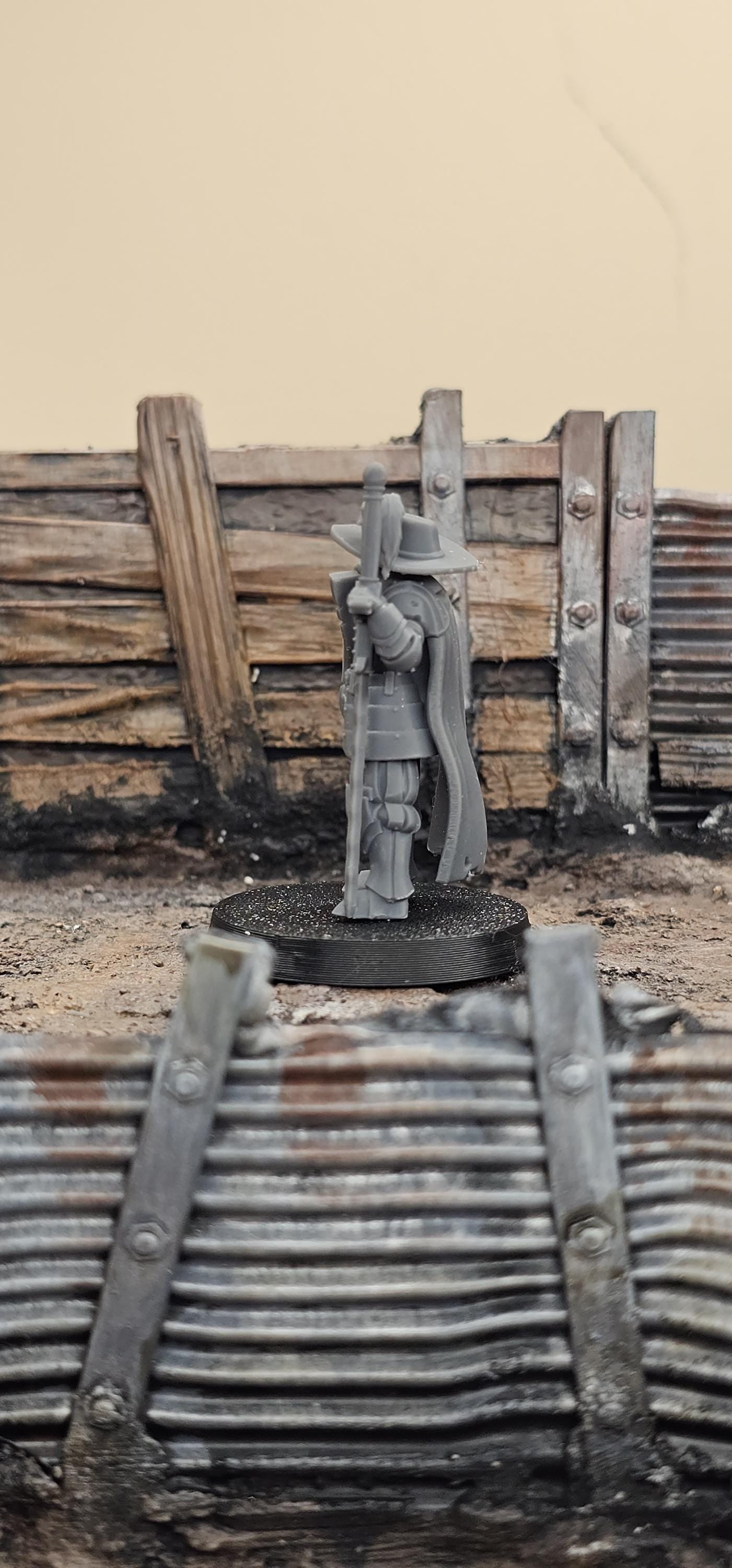 Inquisitor - 3D printed miniature  - Wargaming - Trench Grimdark
